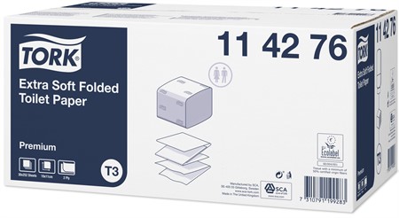 Tork Premium Vikt Toalettpapper T3 (Bulk-Tork Soft)