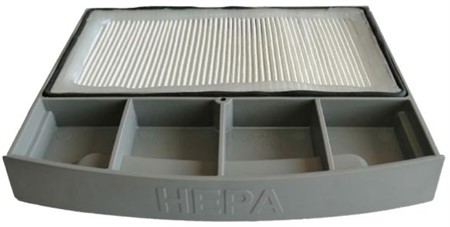4. HEPA utblåsfilter. Passar ej Durovac.